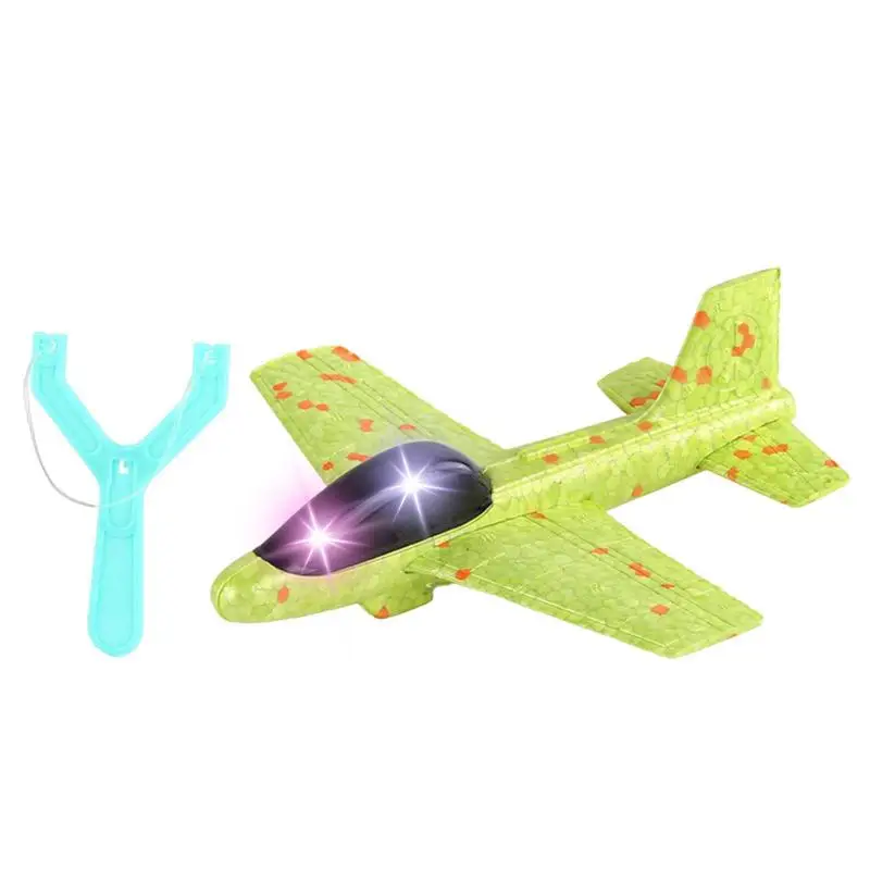 Foam Airplane Throwing Foam Palne Model Glider Plane Aircraft Model Outdoor DIY Educational Toy For Children