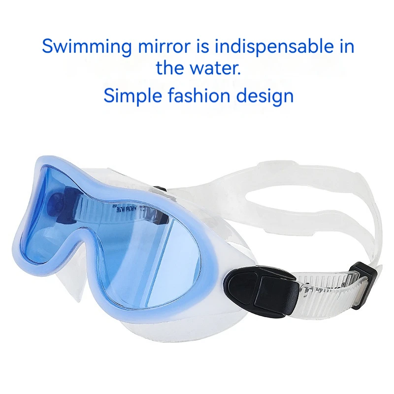 Wave-gafas de natación de silicona para adultos, alta definición, Marco grande, deportes acuáticos, buceo, alta definición, nuevo