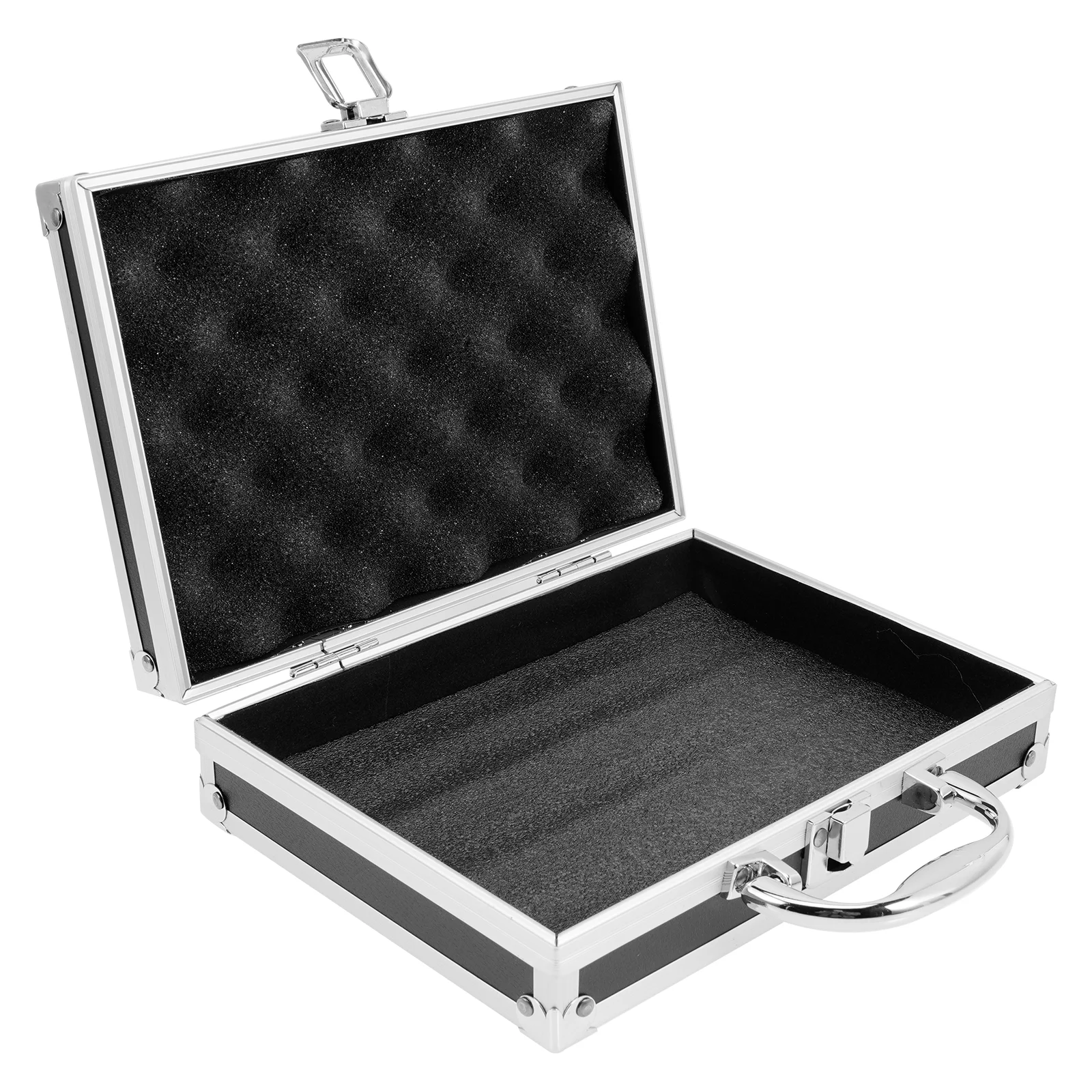 

Organizer Aluminum Hard Cases Tools Container Portable Travel Medical Toolbox Man