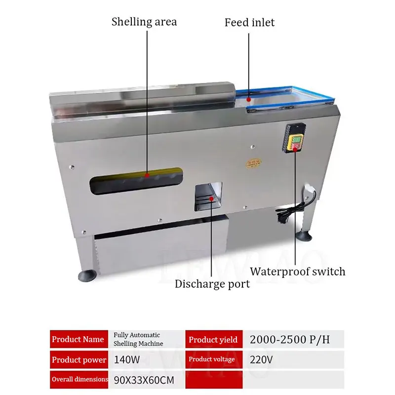 Automatic Chicken Egg Peeling Machine Egg Shelling Breaking Machine Chicken Egg Skin Remover