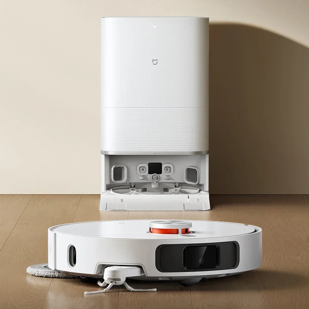 XIAOMI-Robot MIJIA OMNI M40 D110CN para el hogar, máquina de eliminación de polvo, limpieza automática, corte de pelo, 2024