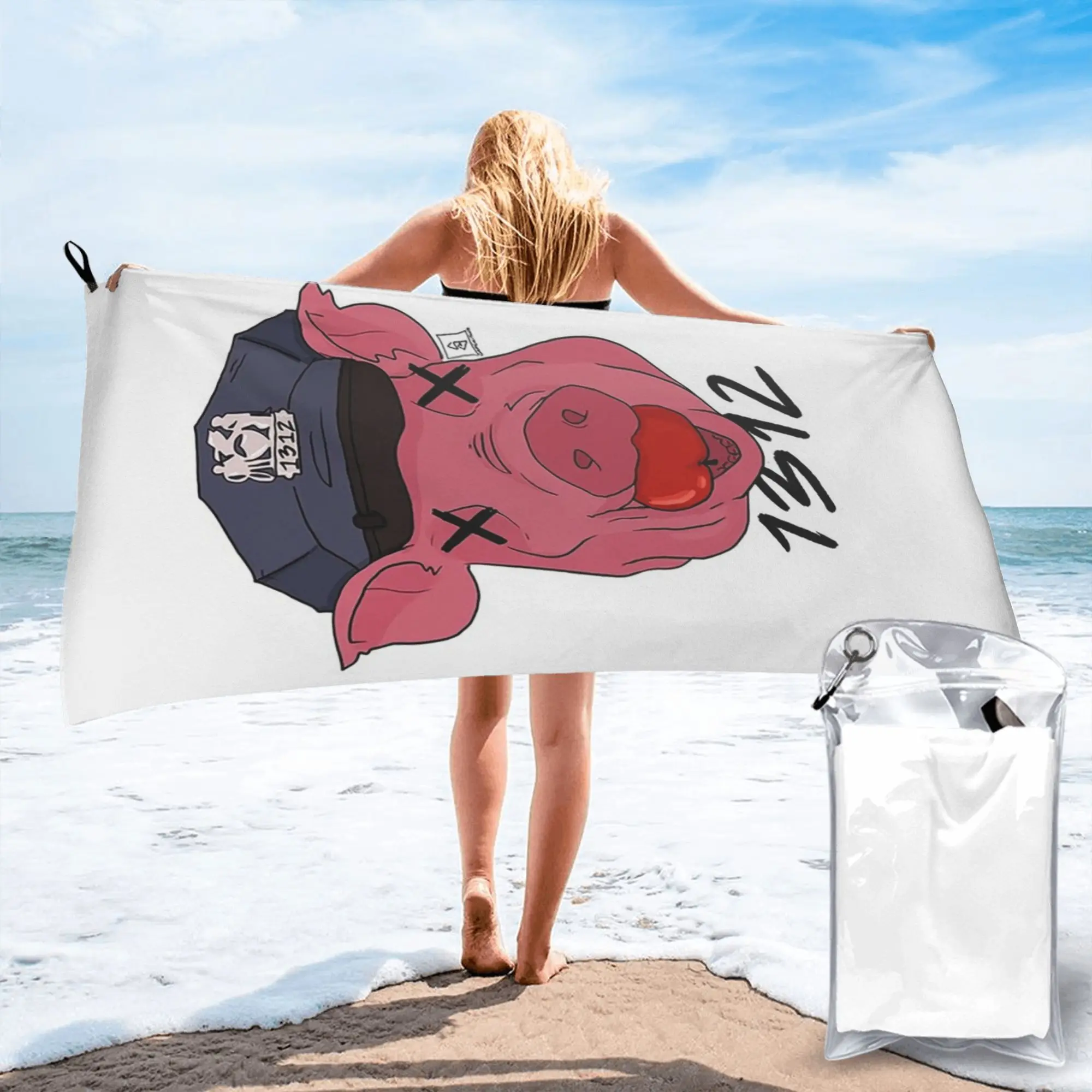 

Пляжное полотенце 1312 из мягкой микрофибры, быстросохнущее, впитывающее, для бассейна