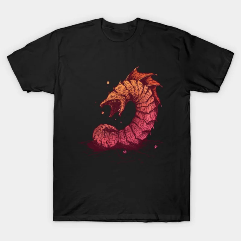 

Arrakis Sandworm 0408 DUNE Sic fi fan Gift t shirt 100% cotton printed tee Short-sleeve Graphic clothes All size Tops S-6XL