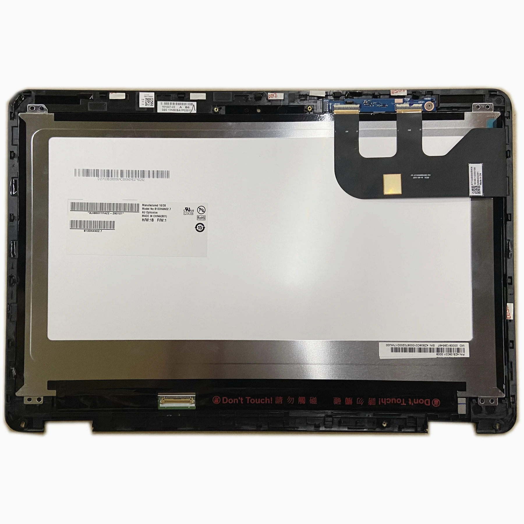 

B133HAN02.7 LCD SCREEN Touch Screen Digitizer Assembly For Asus Zenbook UX360C UX360CA with Frame FP-ST133SI000AKM-01X