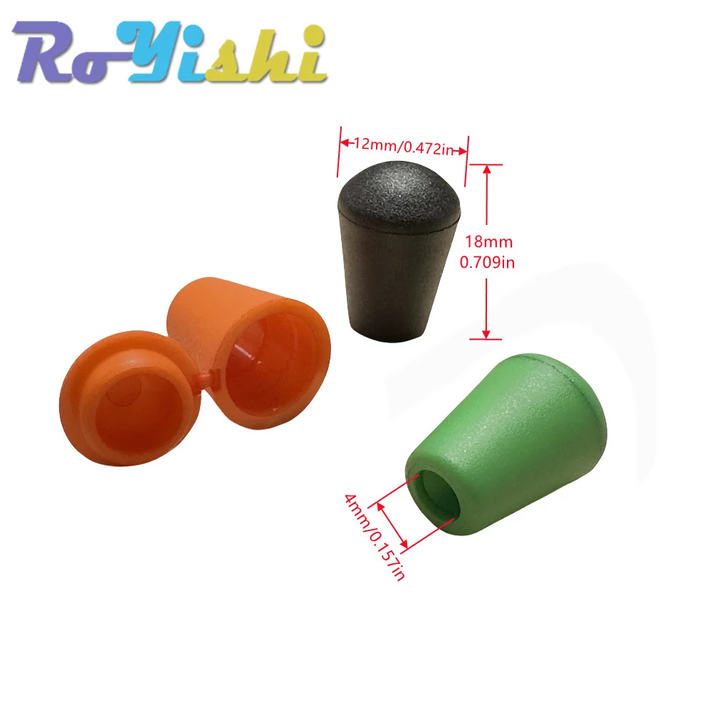 13-1000 Pcs/Pack Colorful Cord Ends Bell Stopper With Lid Lock Plastic Toggle Clip For Paracord Clothes Bag Sports Wear Shoe