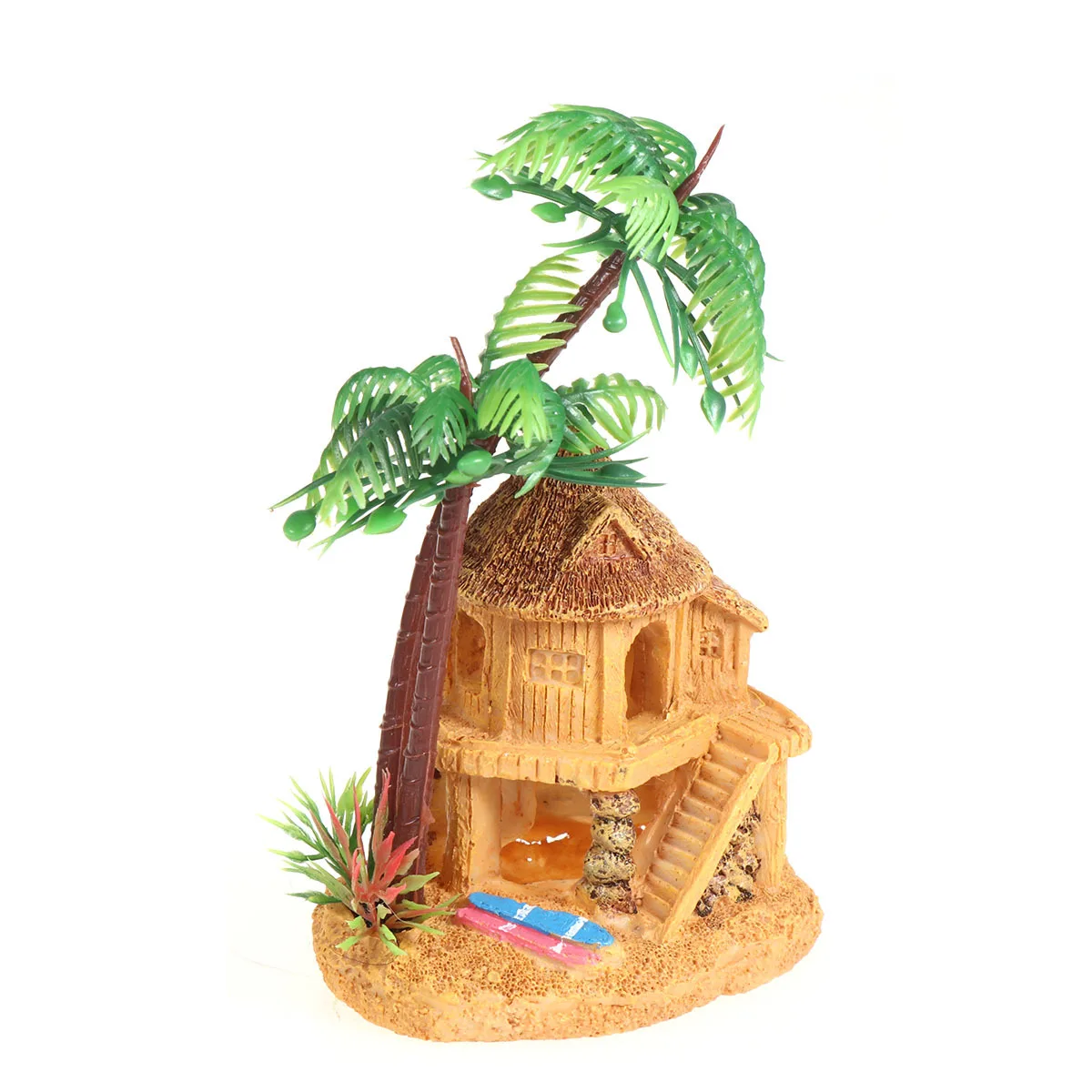 

Resin Aquarium Decoration Creative Fish Tank Ornament Lifelike Miniature Shelter Landscape for Underwater Scenery