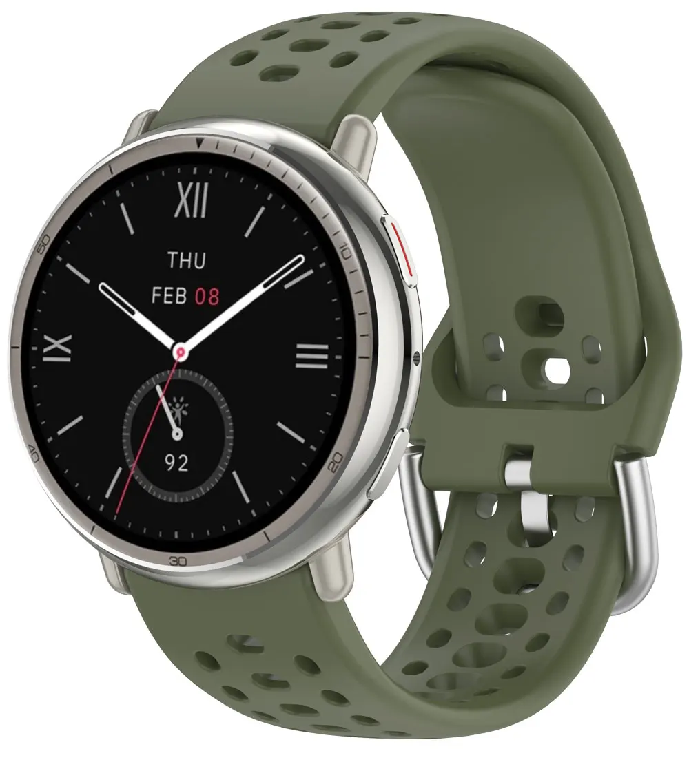 Sport Silikon Armband Für Amazfit Active 2 Original atmungsaktive Armband Intelligente Correa Amazfit Active 2 Armband zubehör – Detail 11