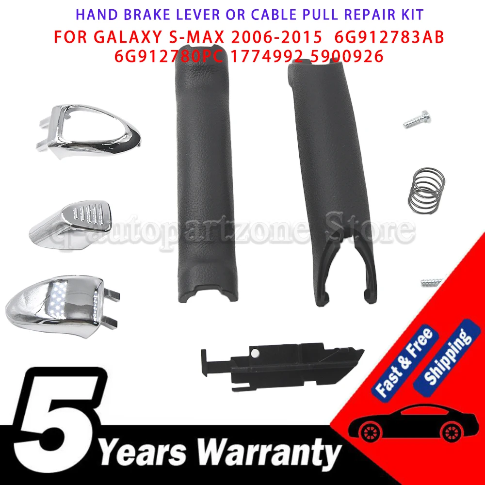 Novo para ford para galaxy S-MAX 2006-2015 alavanca do freio de mão ou kit de reparo de tração de cabo 6g 912783 AB 6G 912780 PC 1774992 5900926
