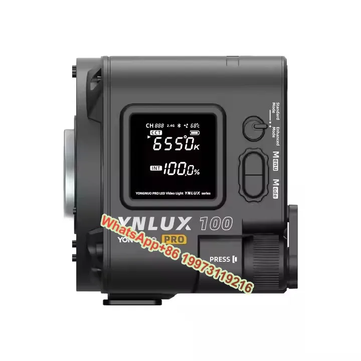 

Yongnuo LUX100 PRO 120W Outdoor Video LED Light 2700K-6500K Bowens Mount Handheld with Remote Control for Studio Lighting