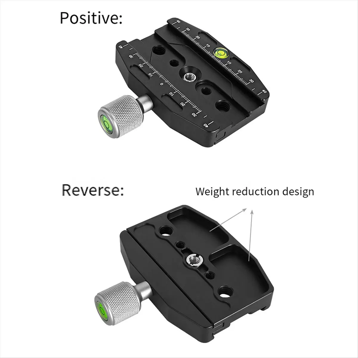 DIGITALBUY 90mm Camera Clamp Quick Release Clamp Tripod Ball Head Mount Adapter Portable Stand Clamp for Plate