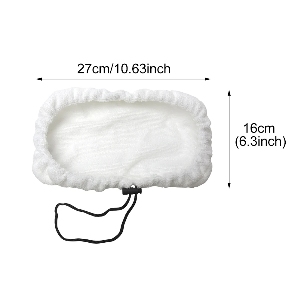 1Pc Replacement Steam Pad For Bissell Mop Pad Fiber Cloth Cover For Bissell Steam Mop With Double Bottom