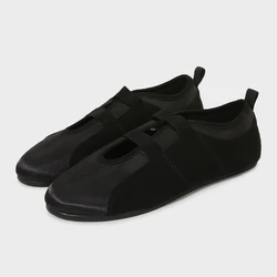 2025 Autumn Women Designer Shoes Comfortable Silk Ladies Ballet Flats Anti-skid Soft Sole Casual Outside Daily Walking Loafers