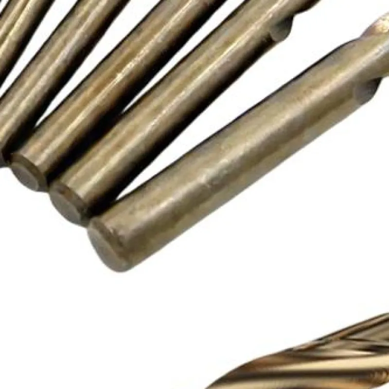 15個入りコバルトハイス鋼ドリルビットセット、ストレートシャンクhssツイストドリルビットセット、硬質金属の穴あけに最適