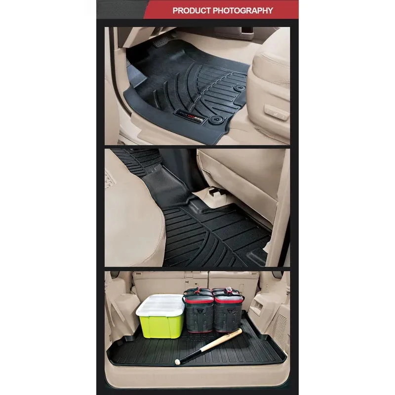 

Odorless Car Floor Mats Waterproof Anti-Slip All Weather Universal Floor Liners