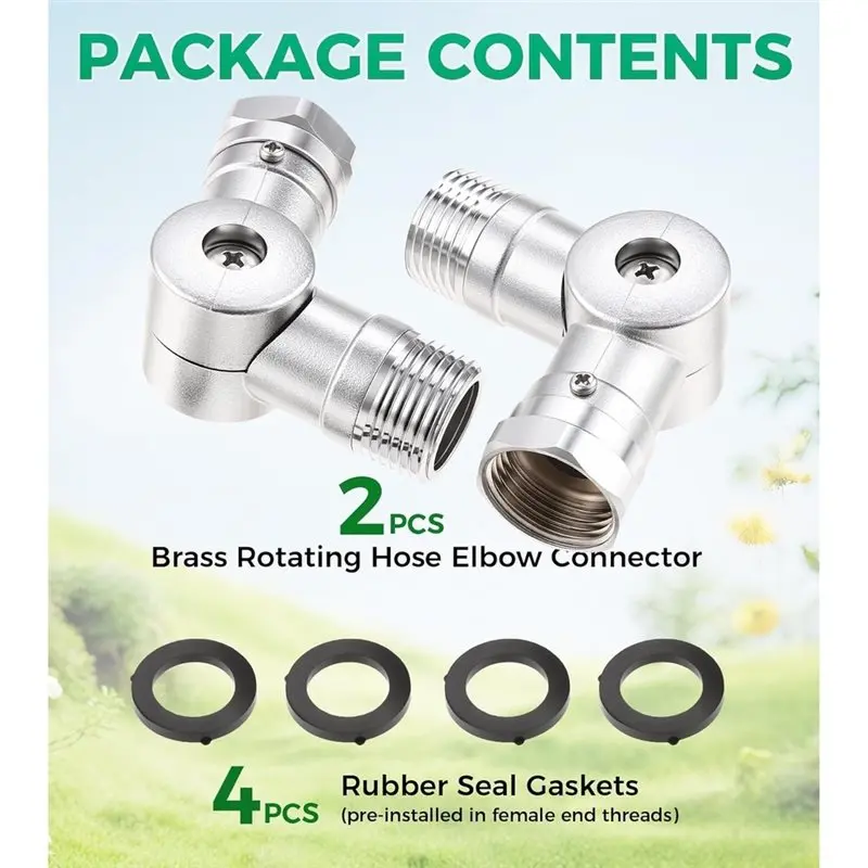 [NEW!A08R】 For Garden Watering Accessories 2Pack 3/4
