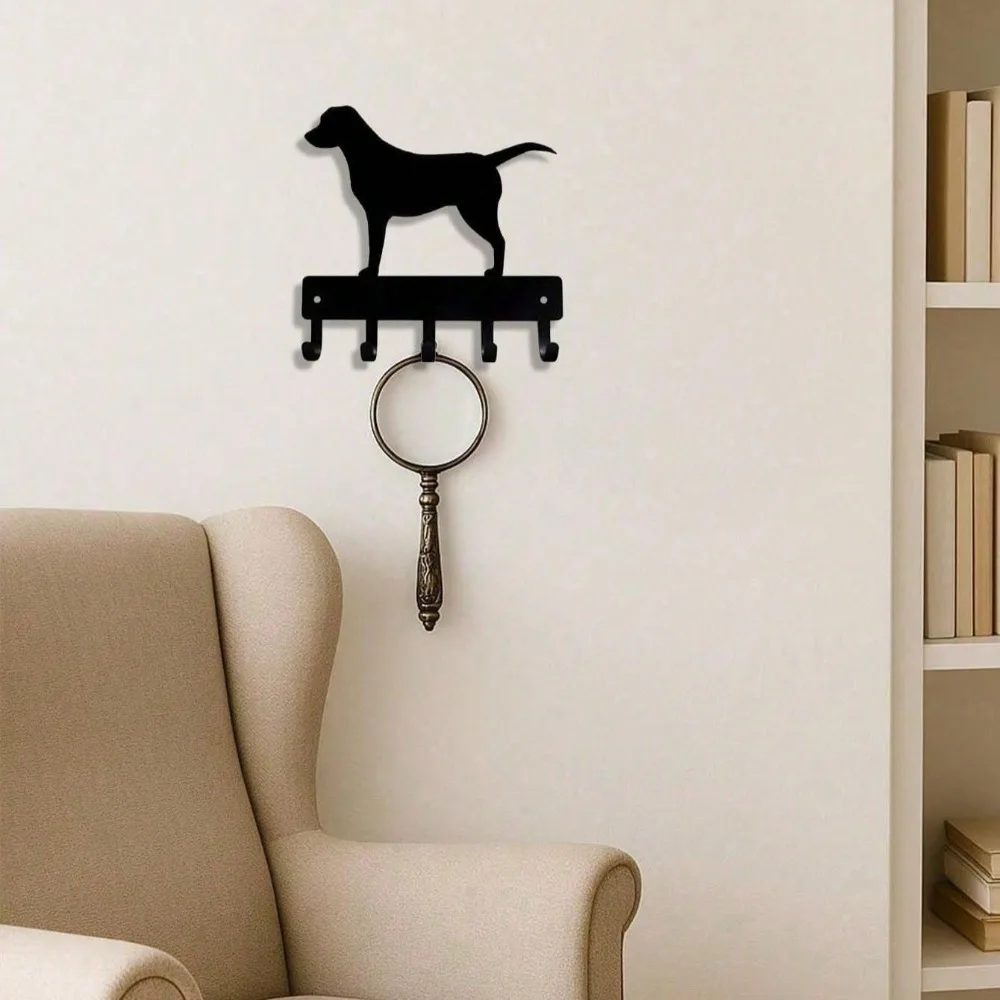 Paws & Style Modern Dog Wall Hook - Rustproof & Waterproof Wall Mounted Hanger, Easy Installation No Drilling