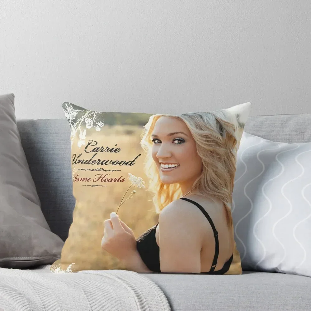 Carrie Underwood some hearts Throw Pillow Pillowcase Cushion christmas ornaments 2025 pillow
