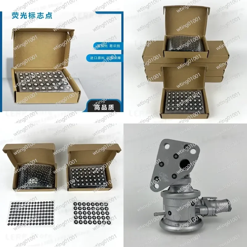for 3D Scanner 2000 Pcs High Visibility Fluorescent Dots Handheld Scanning Targets 6mm Inner 10mm Outer Diameter Reflective
