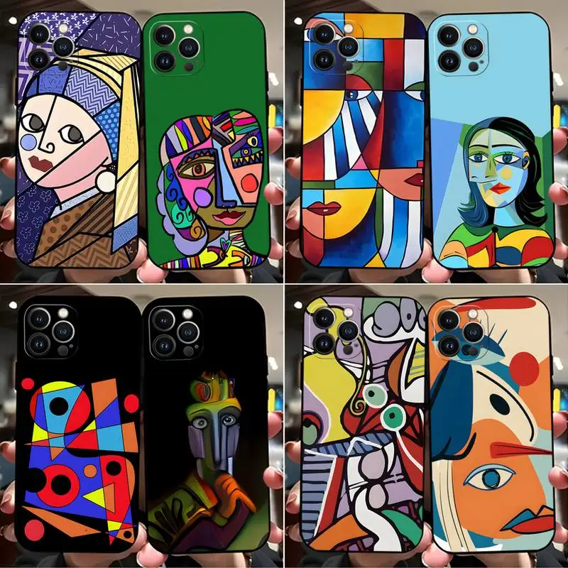 Picasso Abstract Art Phone Case For Apple IPhone 13Pro Max 12 11 14 Mini Xs X Xr 7 8 6 Plus Se 2020 Shockproof Back Cover