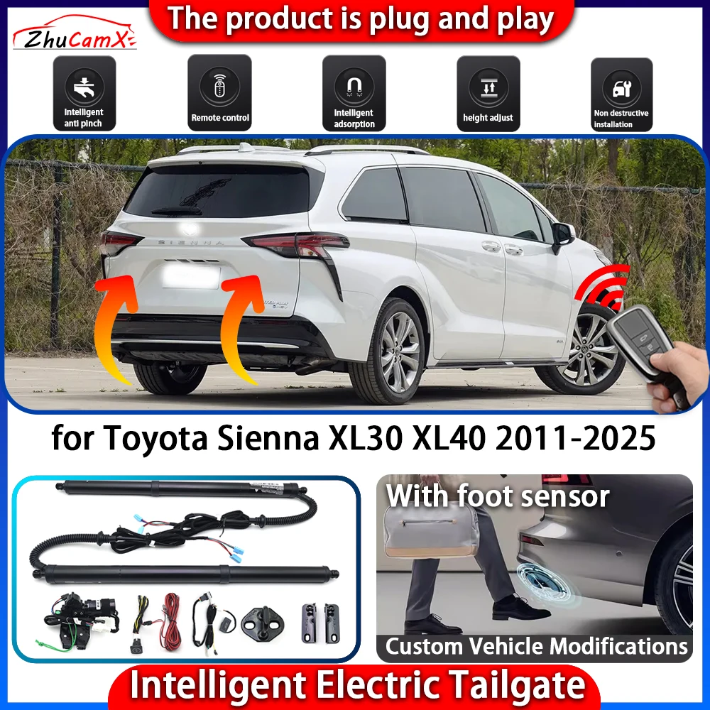 

ZhuCamX Smart Powered Tailgate System for Toyota Sienna XL30 XL40 2011-2025 Automatic Intelligent Trunk Lift Control Kit