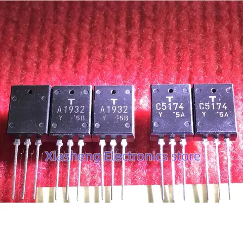 Nya original 5 par 2SA1932 A1932 + 2SC5174 C5174 transistorer i lager av god kvalitet 8 best sales 1932 - №1