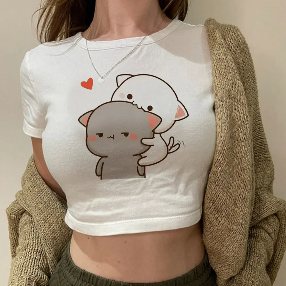 

Укороченный топ Bubu Dudu, винтажная летняя уличная одежда в стиле Харадзюку, укороченная кокетка Shoujo, футболка в стиле девушки для подростков