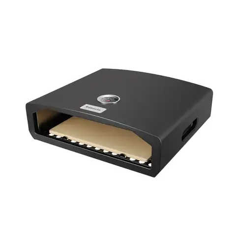 Portable Charcoal Outdoor Pizza Oven with Pizza Stone, Peel, and Thermometer for Backyard Pizza Making