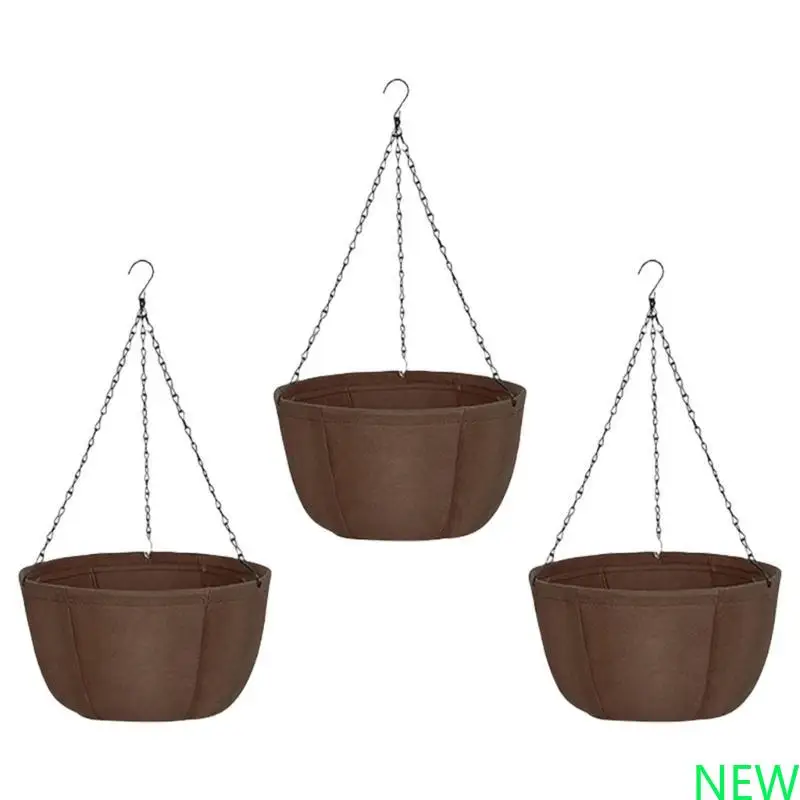 

3pieces Selfwatering Hanging Basket Clorkt Pot для домашнего и открытого сада использования