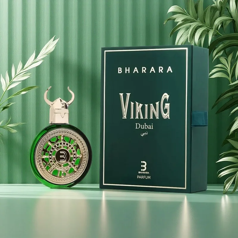 Bharara - Viking Beirut 3.4 oz Parfum Spray Unisex, Aroma Segar dan Tahan Lama untuk Pemakaian Sehari-hari, Bebas Formaldehida, Ide