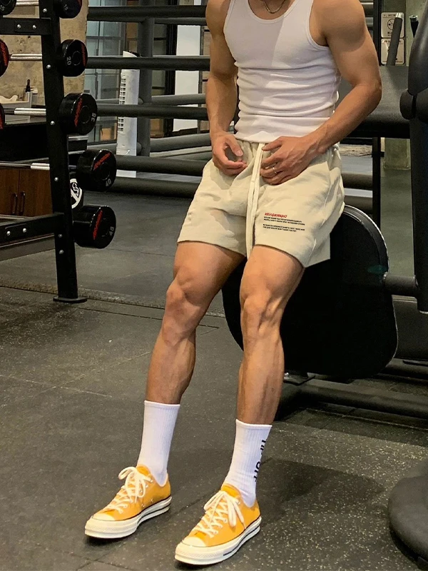 

Summer American Casual Brand Loose Fit Baskeall orts Dstring Five-Quarter Length Men's Spor Personalized Lettering