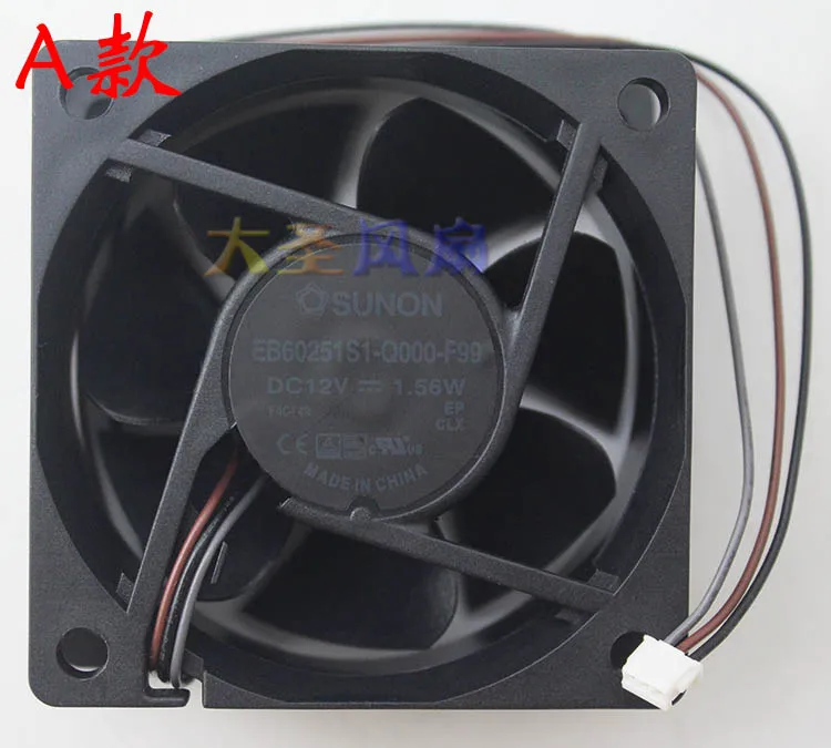 

ES551 projector fan Sunon EB60251S1-Q010-F99 SUNON 6025 12V EB60251S1-Q000-F99 cooling fan FOR SUNON