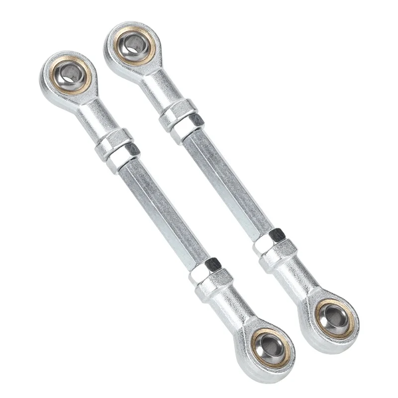 2pcs 150mm -170mm 8mm Steering Tie Rod Kit Ball Joint For 49cc Electric Mini ATV Go Kart