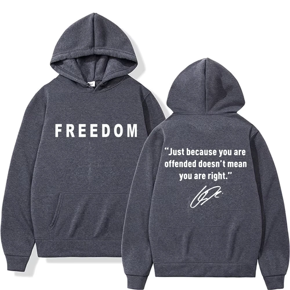 Preghiera per Charlie Kirk Freedom Felpa da uomo Abbigliamento Felpe con cappuccio di alta qualità Uomo Casual Trend Felpa con cappuccio oversize Streetwear