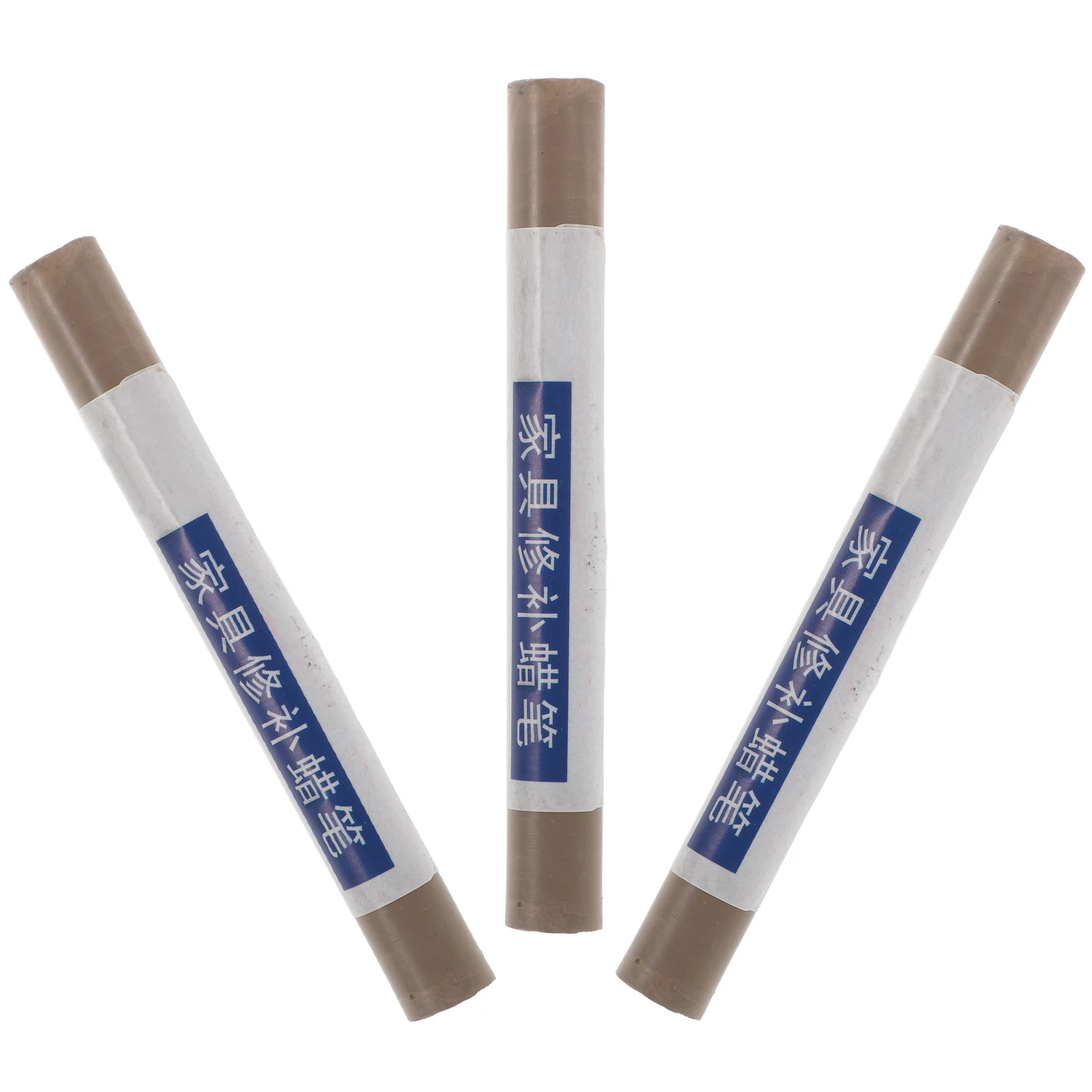 

3 PCS Furniture Refinishing Paste Wax for Covering Scratches Wood Brown Touch up Marker