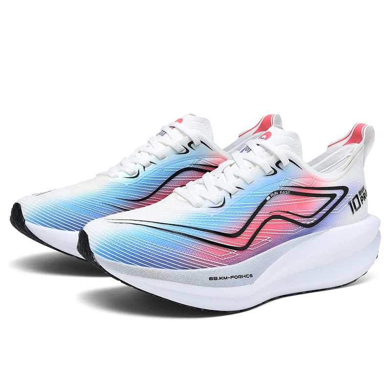 

Новые спортивные кроссовки для мужчин и женщин, беговые кроссовки с карбоновой пластиной, для марафонских забегов, амортизирующие, для тренировок по легкой атлетике