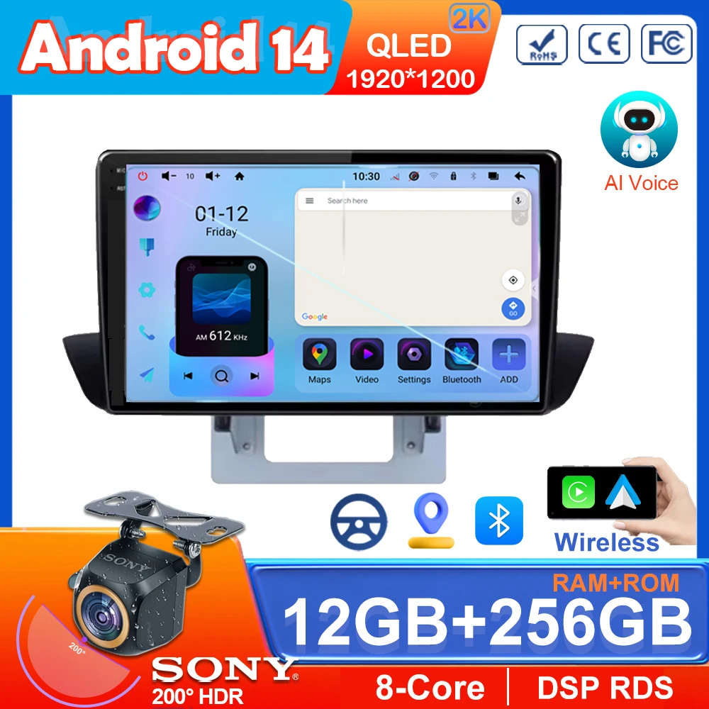 

Car Android 14 For Mazda BT50 2012 - 2018 Radio Stereo Multimedia Player GPS Navigation QLED Screen 5G Wifi CPU DVD QLED Carplay