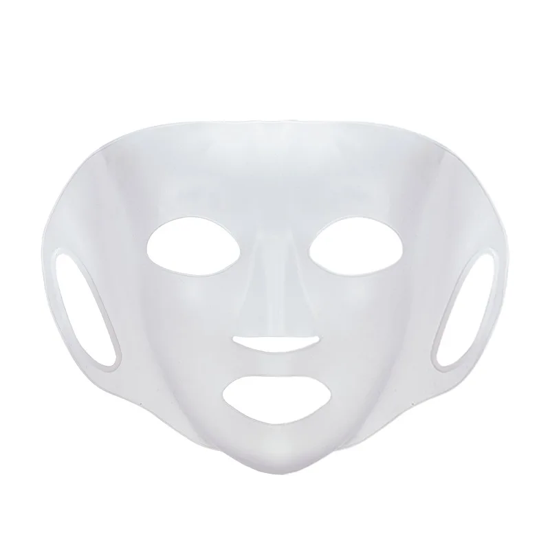 3D Siliconen Masker Cover Herbruikbare Oorhangende Hulpmasker Hydraterende Verstevigende Huidverzorging Enhancement Tool Gezichtsverzorging Tool 1 Vel