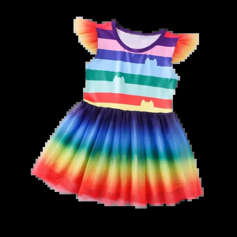 

Baby Girls' gadgets cosplay costume cotton empire waist knee-length dress frock dresses for kids