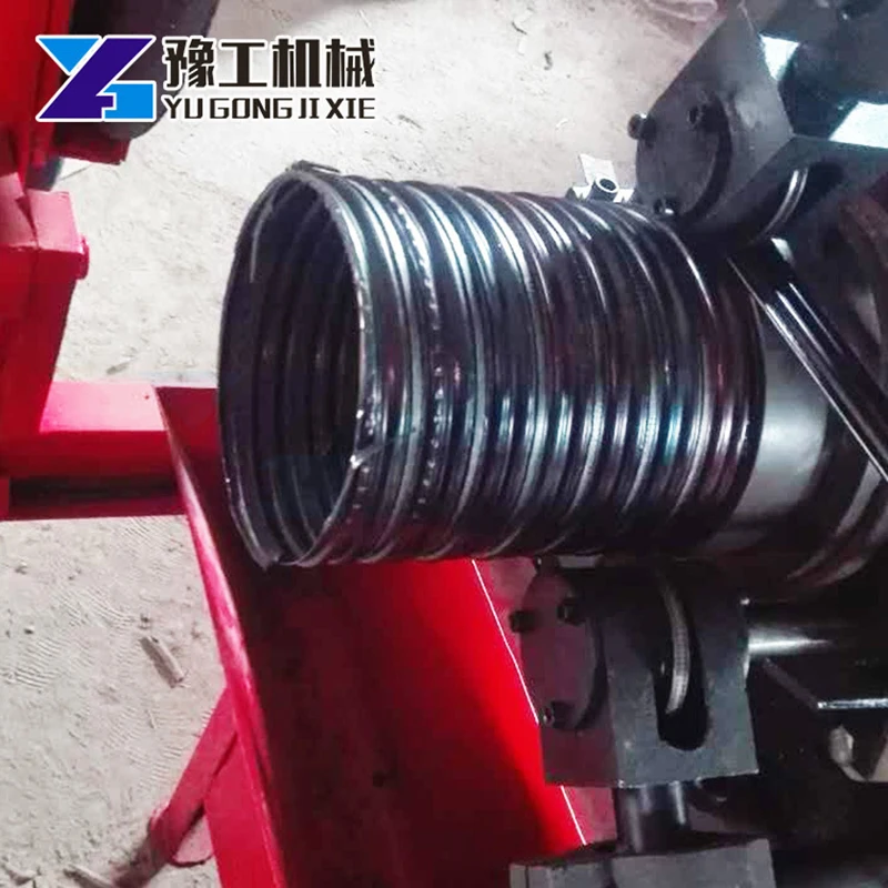 Ripple Control Prestressed Corrugated Control Pipe Metal Corrugated Pipe Bender Machine Flat Mill Roll Mill