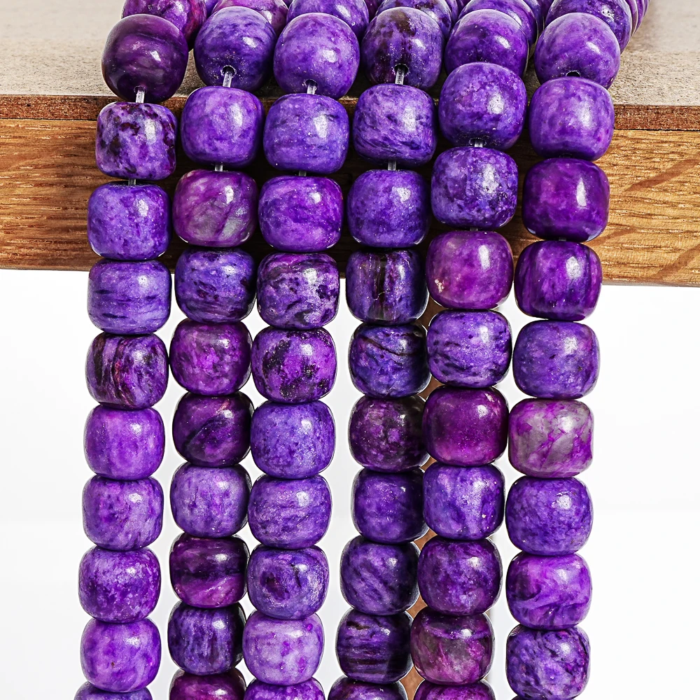 

Natural Purple Sugilite Stone Beads for Jewelry Making DIY Bracelet Necklace Accessories Energy Healing Power Stone Beads