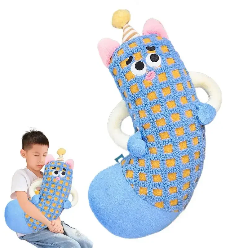 

Thickened Soft Pillow Car Seat Belt Cover Cute Cartoon Kid Car Pillow Baby Seat Belt Neck Head Cushion For Traveling Sleeping
