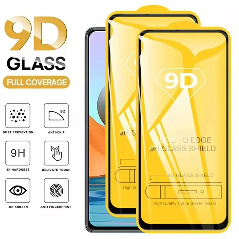 2pcs 9D Screen Protectors Tempered Glass For Samsung A36 A35 A34 A33 A17 A16 A15 A14 A13 A56 A55 A53 A53 A26 A25 A24 A07 A06 A05