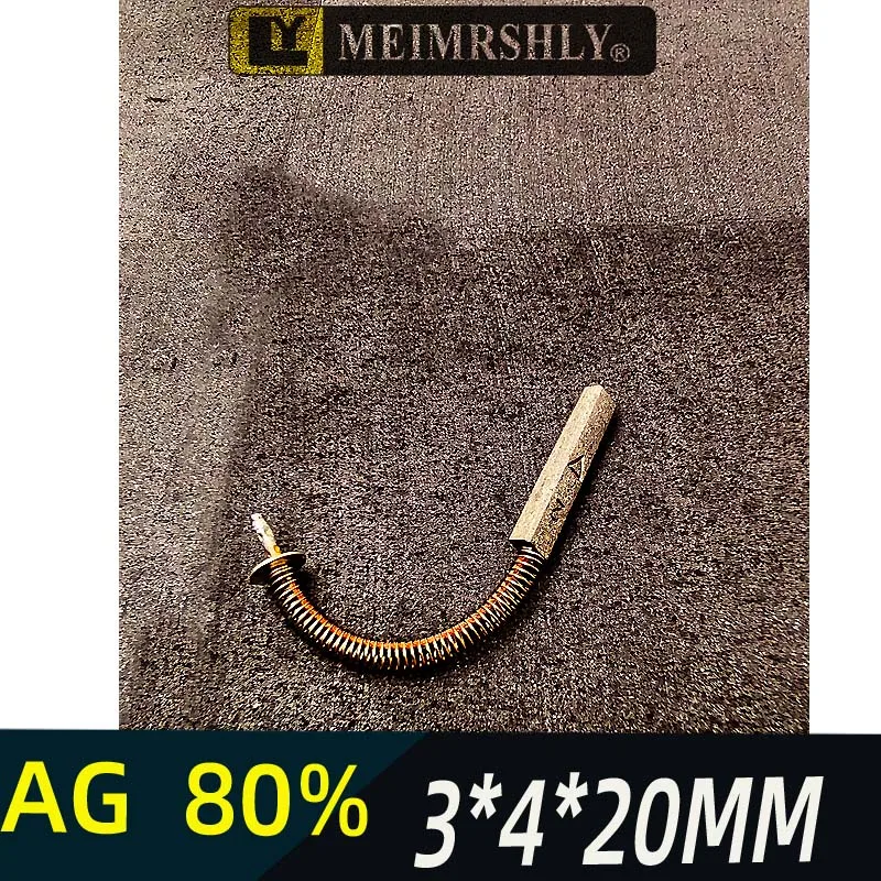 

MEIMRSHLY 3*4*20MM /6*6*20/8*10 carbon brush is suitable for Siemens Ge Philips CT machine 60-90% silver carbon brush