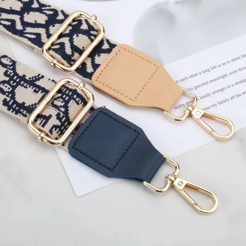 Fashion Element Belt Bag Straps Nylon Women Shoulder Strap Adjustable 3.8CM Wide Strap Parts for Bag Accessories Bag Handle