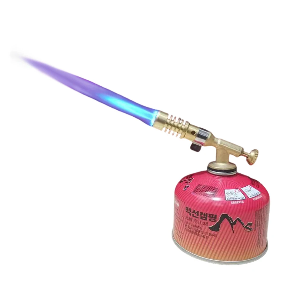 Brass Gas Torch with MAPP Cylinder Adapter EN417 Lindal Blow Torch Soldering Welding Heating & Camping