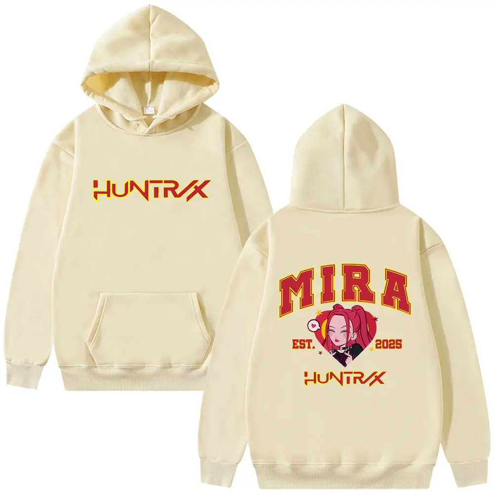 حار Kpop شيطان الصيادين ميرا الجرافيك هوديي الرجال النساء موضة السببية الصوف القطن البلوز الذكور خمر المتضخم الشارع الشهير