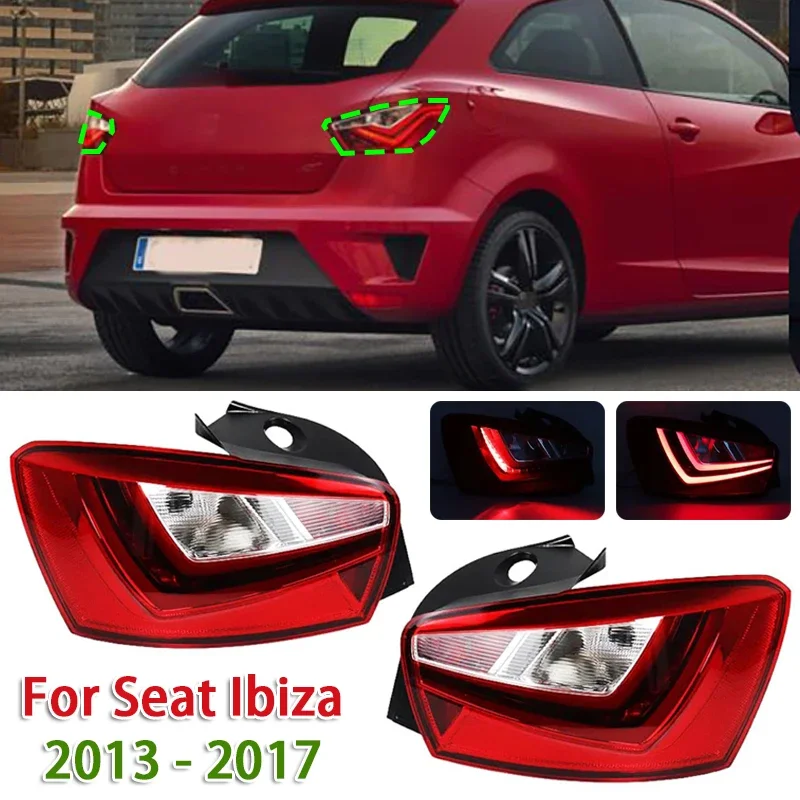 

1pc Car LED Tail Light Brake Turn Signal Lamp for Seat Ibiza 2013-2017