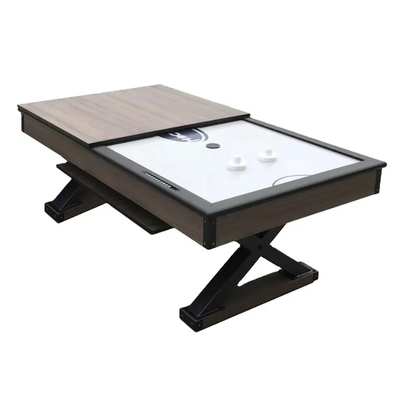

2-In-1 Multifunctional Engineer Wood Aerodynamic 7ft Modern Professional Air Hockey Table Game Tabletop
