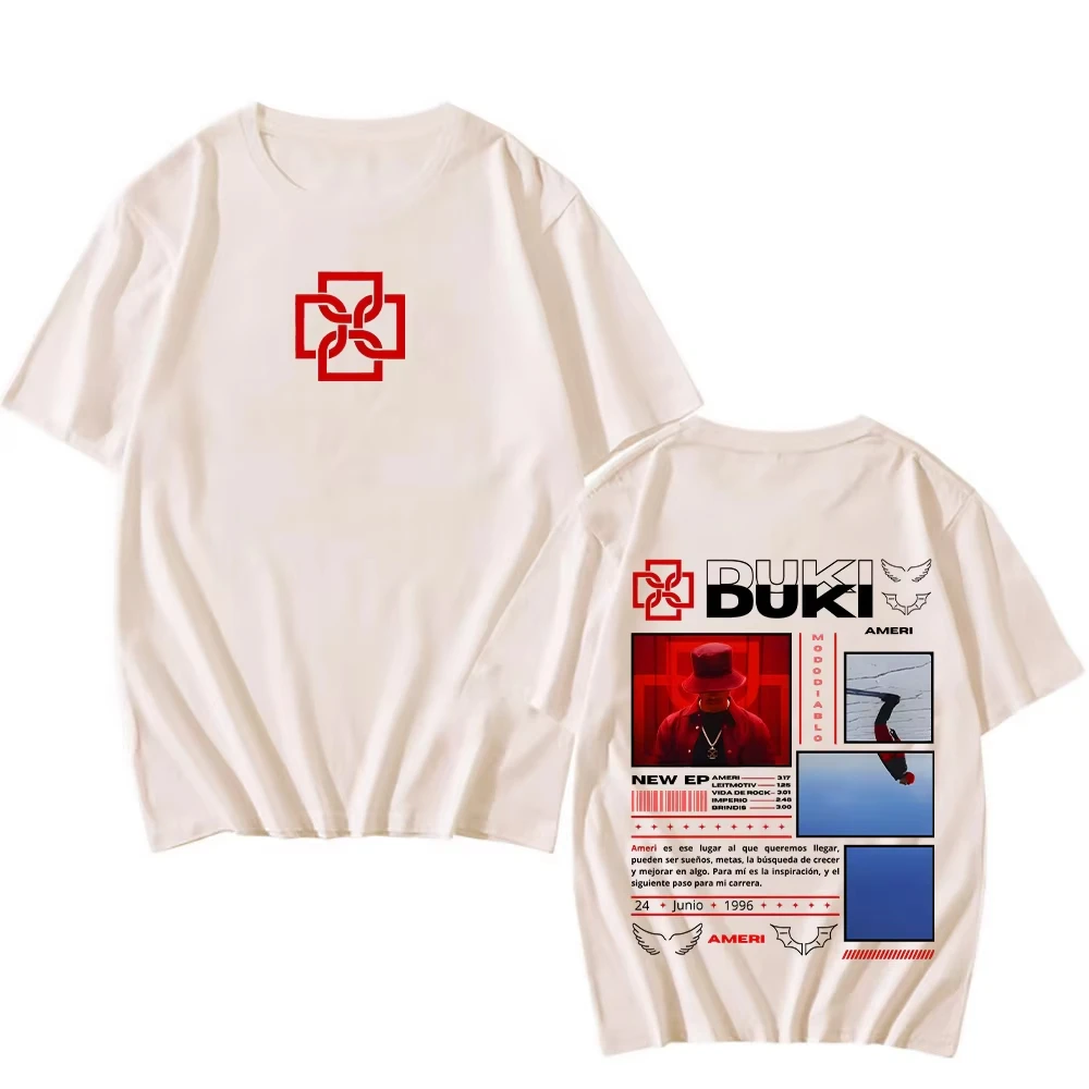 

Duki Ameri New EP TShirts Unisex Men/Women Classic Clothing Hip Hop Tops Vintage Fashion Streetwear Cotton T-Shirts Short Sleeve