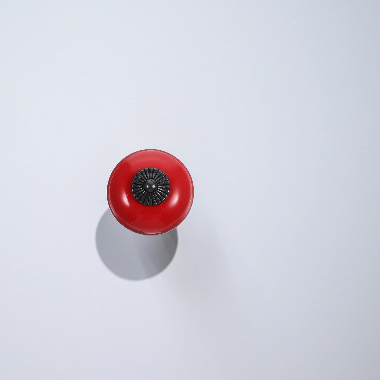

5pcs Round Ceramic Door Knobs Pull Handles Orange 38X38Mm Metal Cabinet Drawer Cupboard Chest Wardrobe Hardware Easy Install